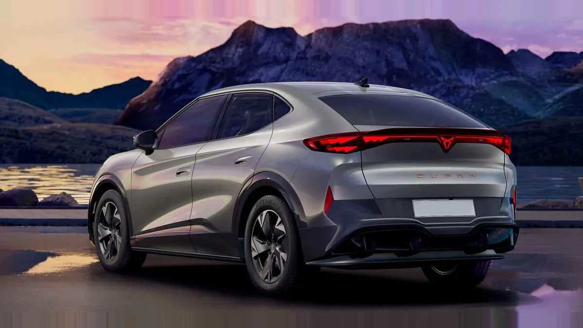 CUPRA Tavascan Endurance First Edition en renting a Barcelona — Darrere