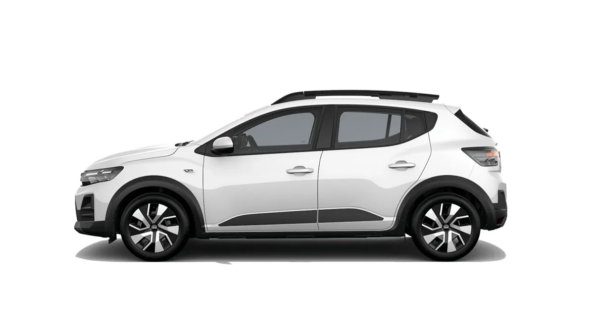 Dacia Sandero Stepway Expression ECO-G 120 AT en renting a Barcelona — Lateral