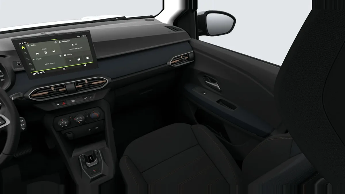 Dacia Sandero Stepway Expression ECO-G 120 AT en renting a Barcelona — Interior