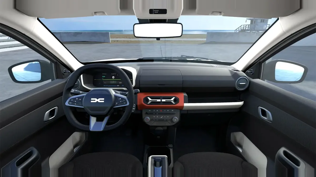 Dacia Spring Expression Electric 33kW (45CV) en renting a Barcelona — Davant