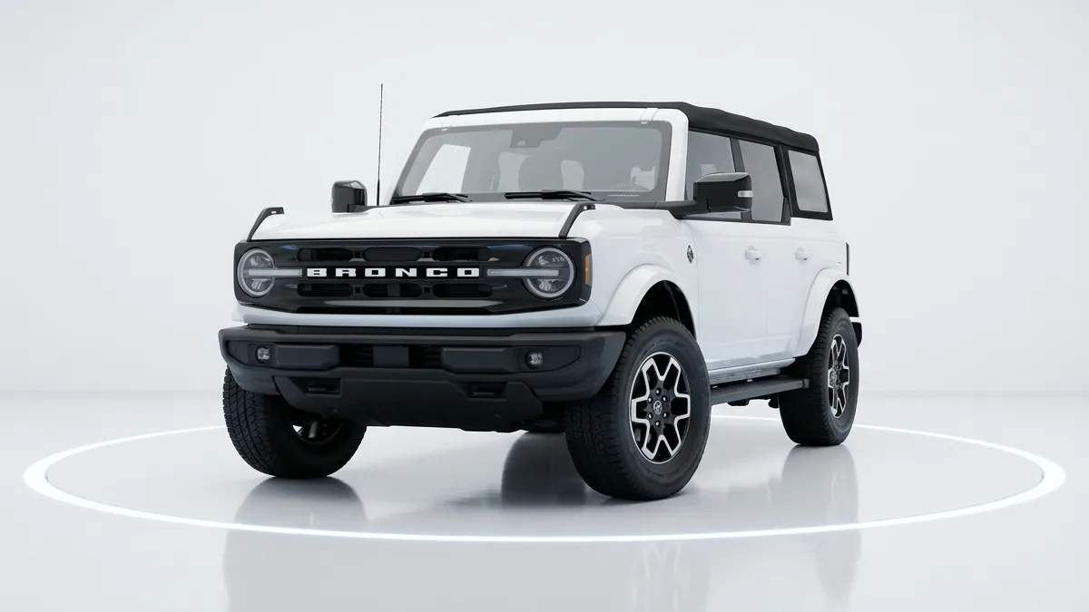Ford Bronco Outer Banks 2.7 EcoBoost V6 335CV en renting a Barcelona