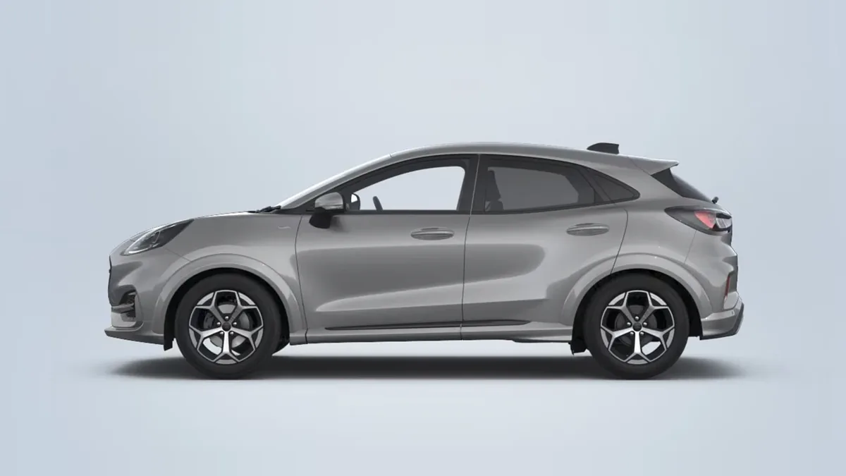 Ford Puma 1.0 EcoBoost MHEV ST-Line 125 en renting a Barcelona — Lateral