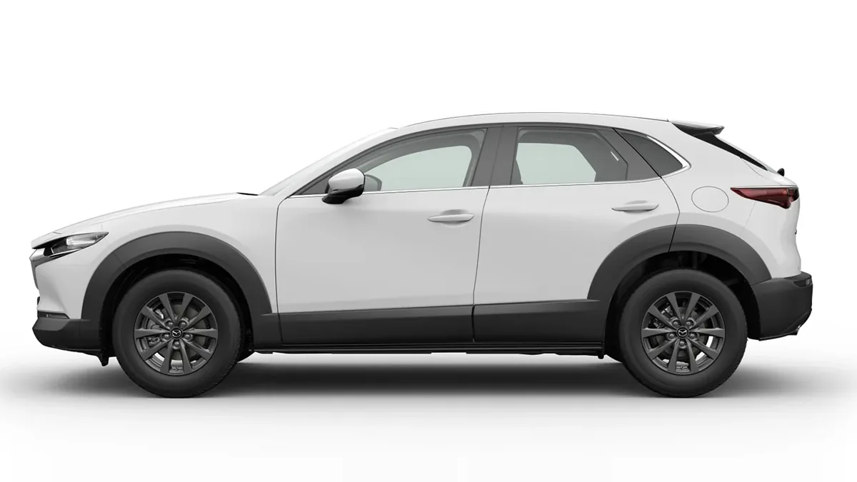 Mazda CX 30 2.5L e-SkyAct G MHEV 103kW Prime-Line en renting a Barcelona — Lateral