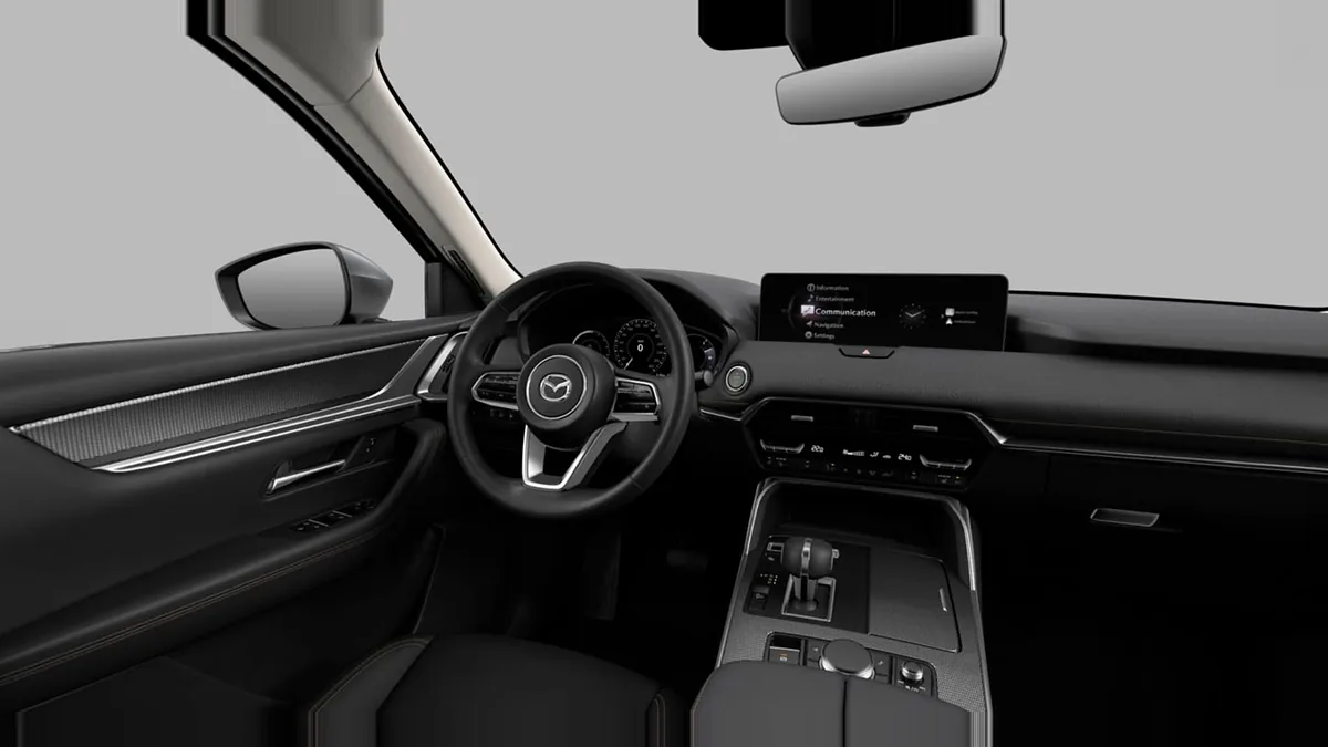 Mazda CX-60 e-Skyactiv D MHEV 147kW RWD 8AT Exclus.-Line en renting a Barcelona — Davant