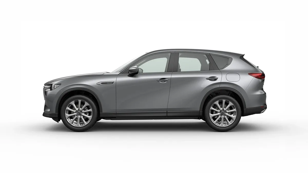 Mazda CX-60 e-Skyactiv D MHEV 8AT RWD Exclusive-Line en renting a Barcelona — Lateral