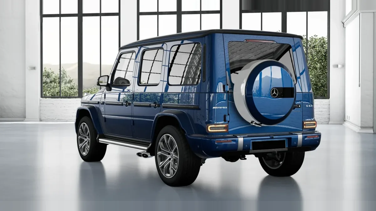 Mercedes-AMG G 63 en renting a Barcelona — Darrere