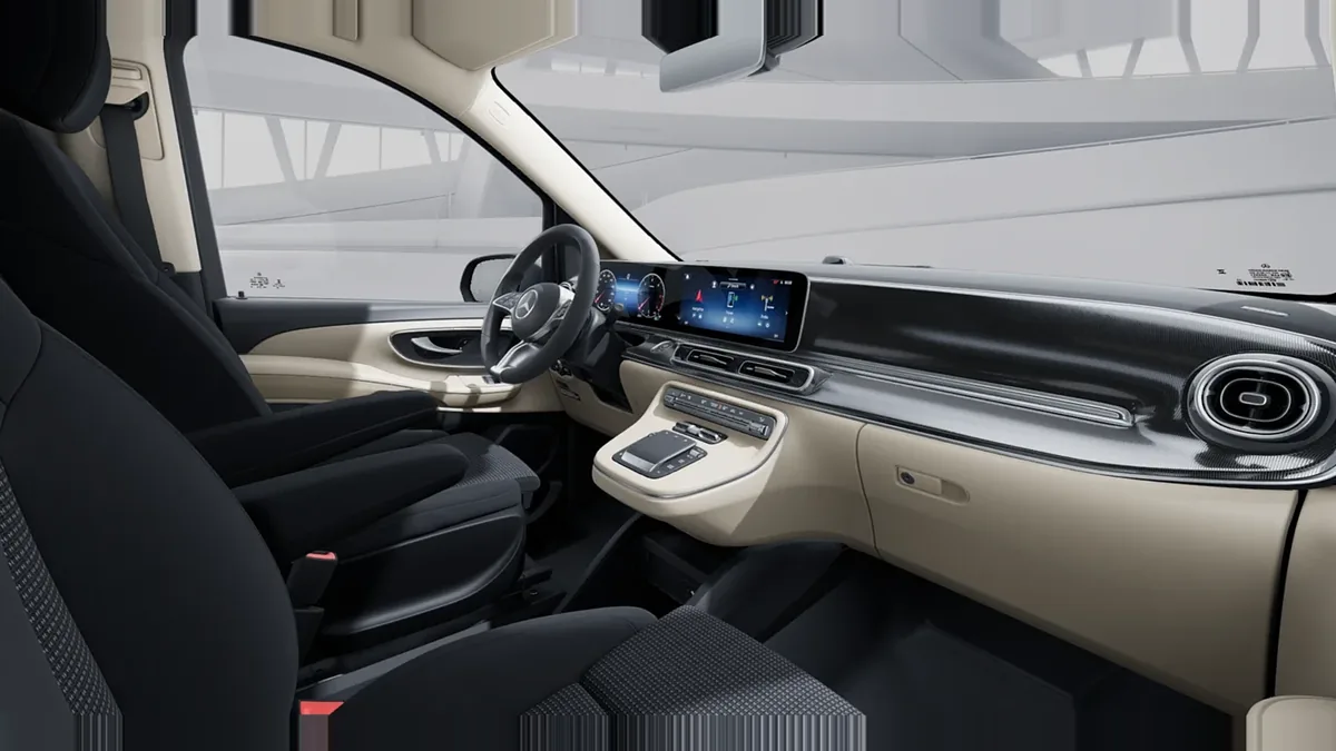 Mercedes-Benz Clase V Marco Polo 300d en renting a Barcelona — Interior