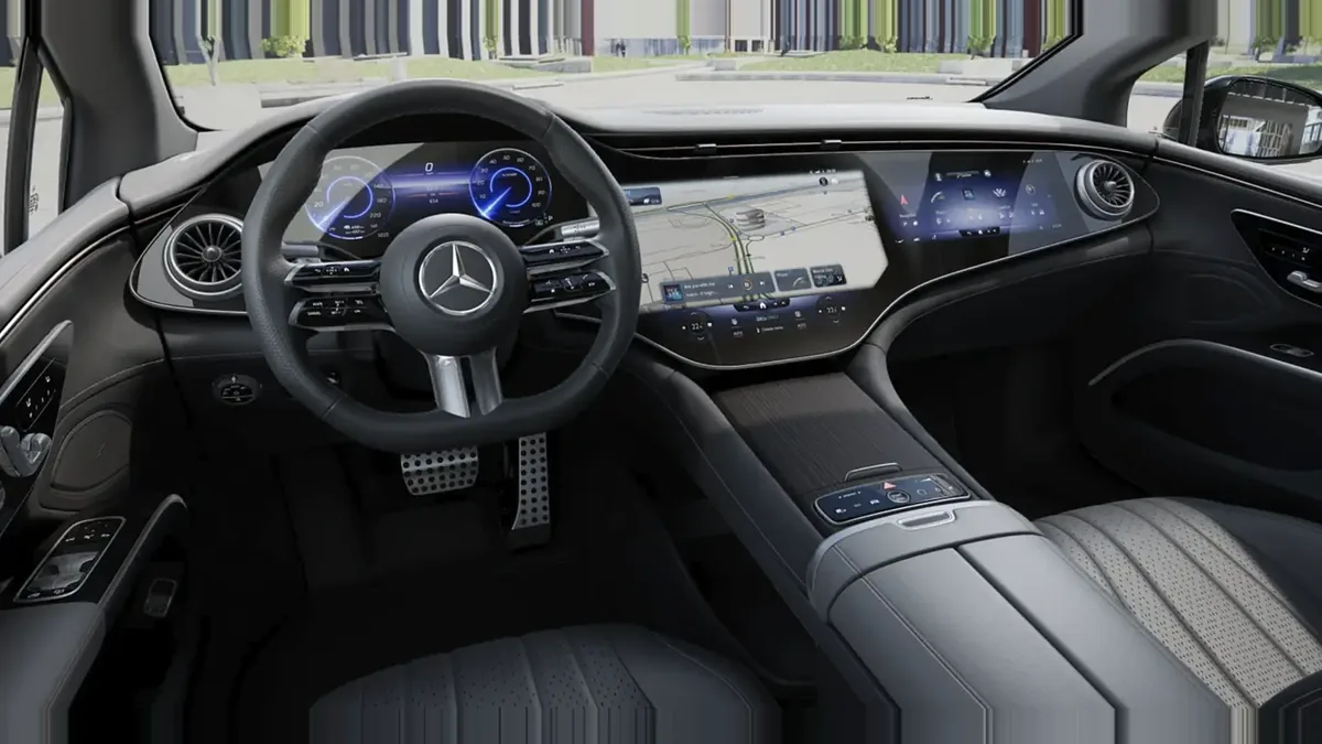 Mercedes-Benz EQS 350 Edition en renting a Barcelona — Davant