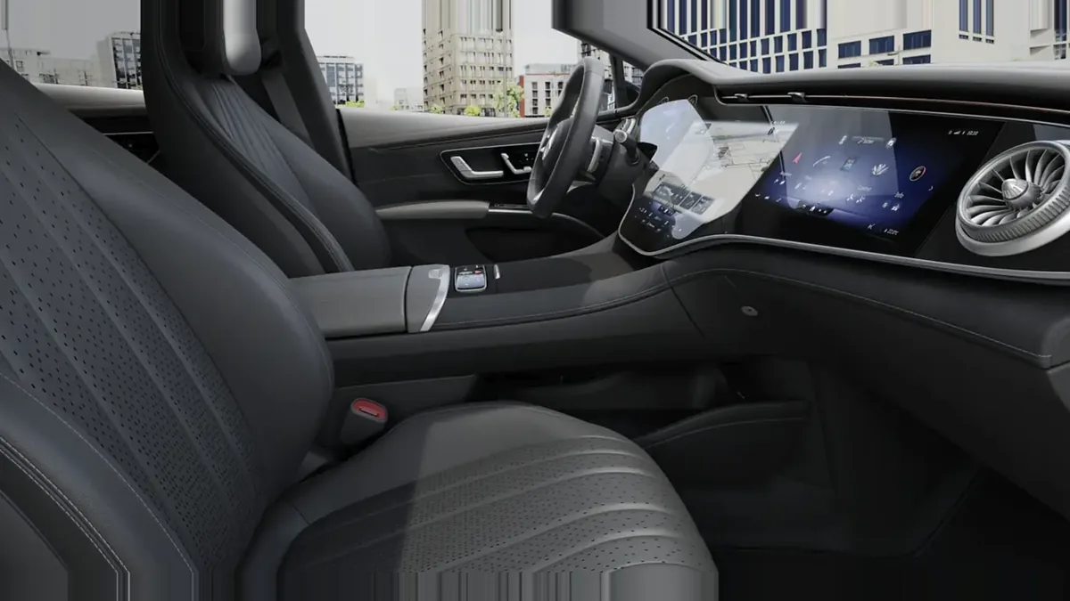 Mercedes-Benz EQS 350 Edition en renting a Barcelona — Interior