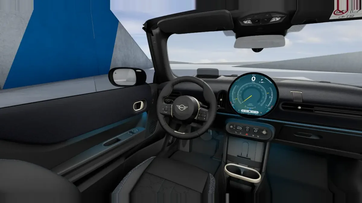 MINI Cooper C Cabrio Classic en renting a Barcelona — Davant
