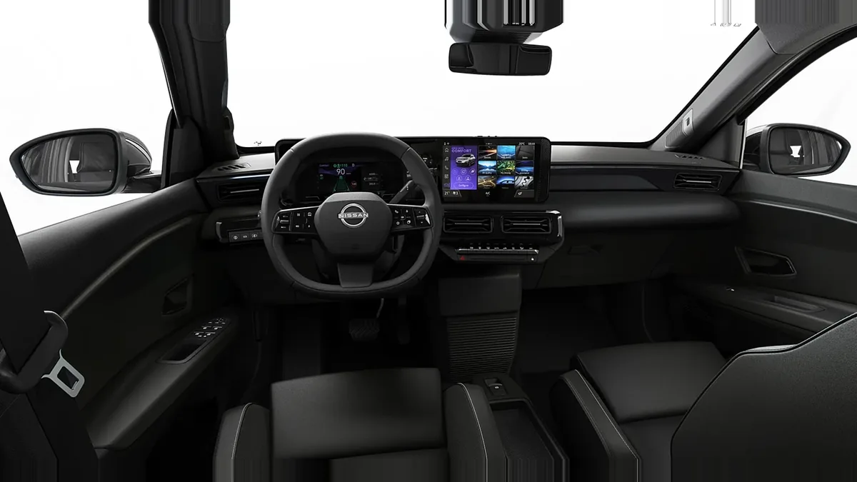 Nissan Micra 40kWh Acenta AT en renting a Barcelona — Davant