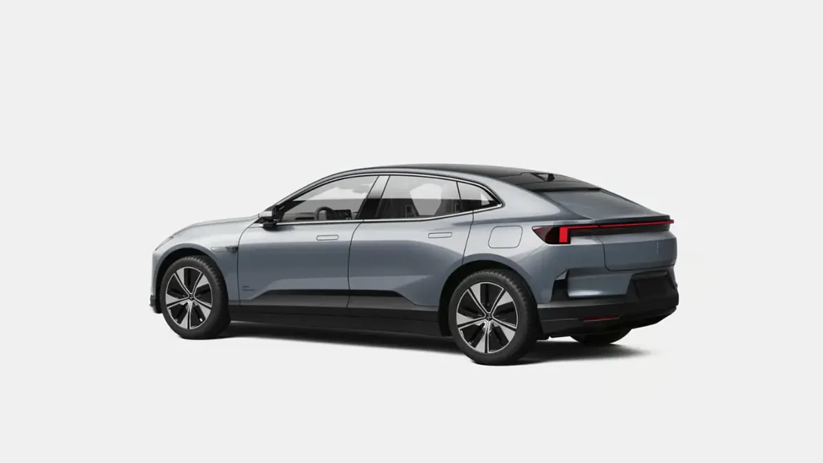 Polestar 4 Long Range Single Motor en renting a Barcelona — Darrere