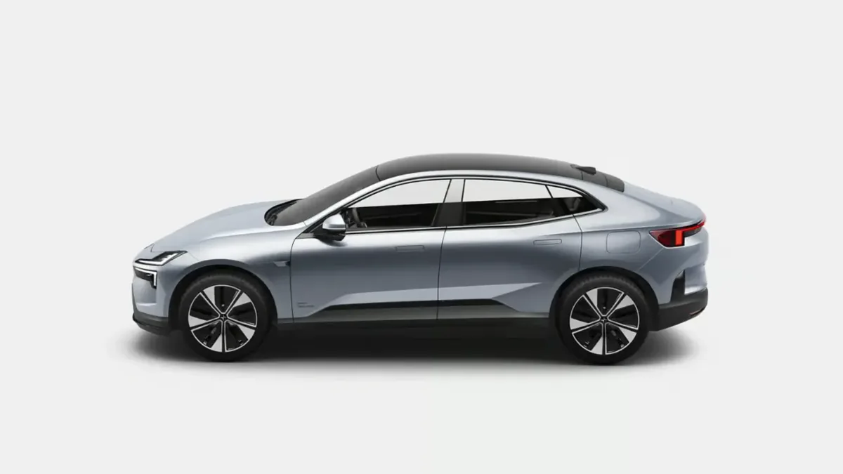 Polestar 4 Long Range Single Motor en renting a Barcelona — Lateral