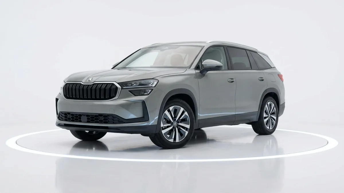Škoda Kodiaq 2.0 TDI DSG Selection en renting a Barcelona — Lateral