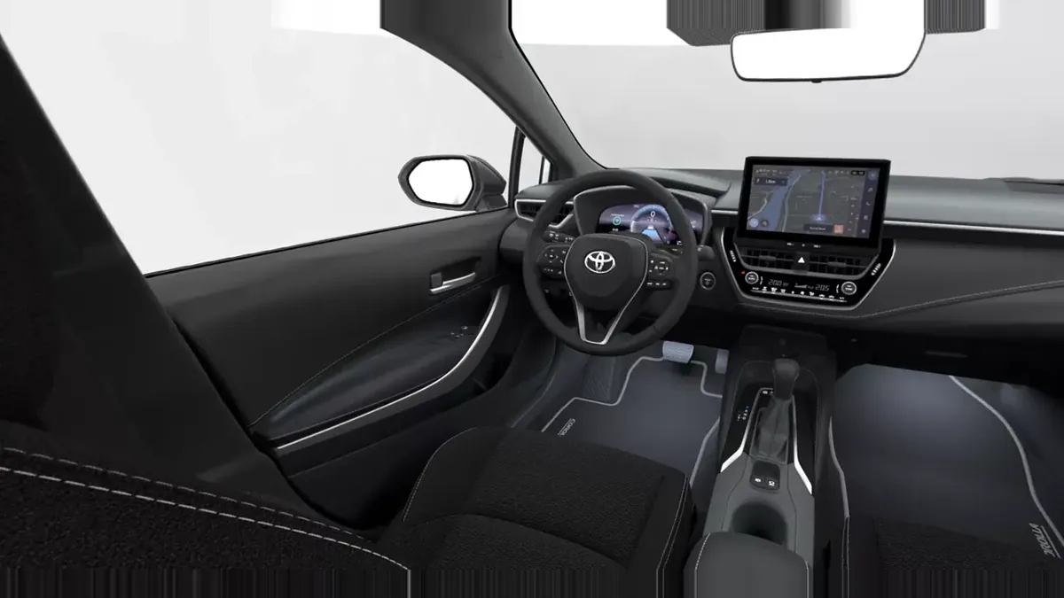 Toyota Corolla 140H Active en renting a Barcelona — Interior