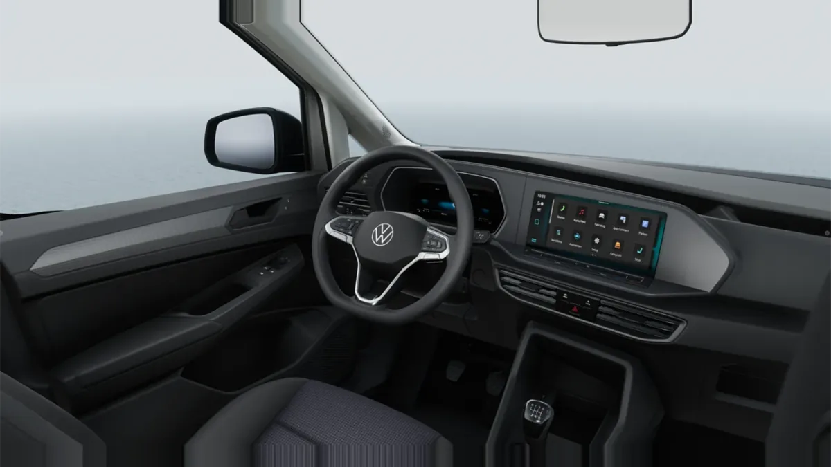 Volkswagen Caddy Cargo 2.0 TDI 75kW (102CV) - FRÍO POSITIVO en renting a Barcelona — Interior
