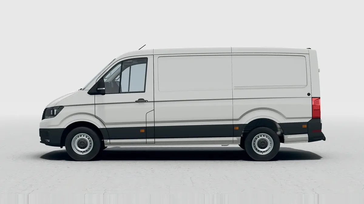 Volkswagen Crafter 35 Fresh Van BM L3 2.0 TDI FWD 103kW (140CV)  - ISOTERMO en renting a Barcelona — Darrere