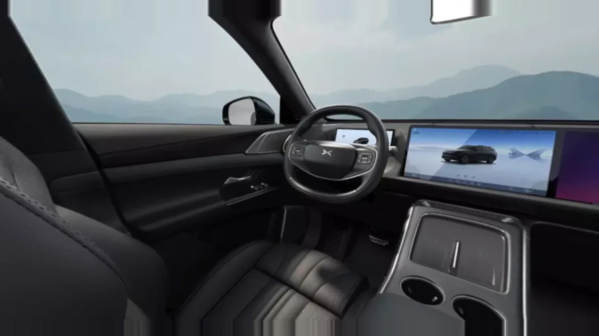 XPENG G9 AWD Performance en renting a Barcelona — Interior